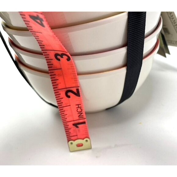 John Derian for Target 4 Pack Small Melamine Apple Dessert Bowls Fall Decor - Picture 8 of 8